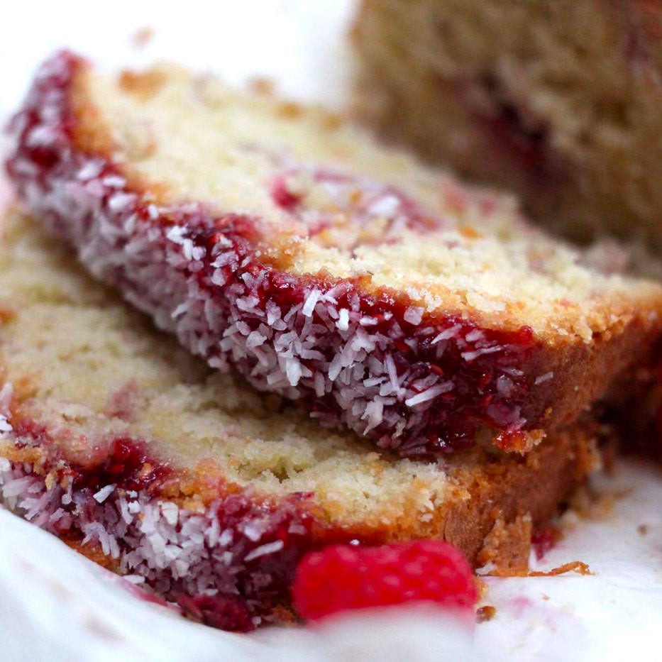 Raspberry Coconut Bread